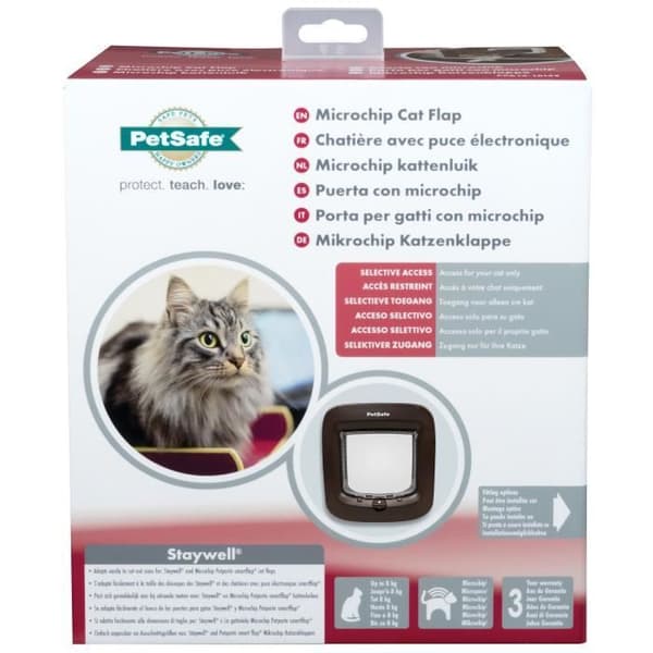 PETSAFE Mikrochip Kattlucka - Brun