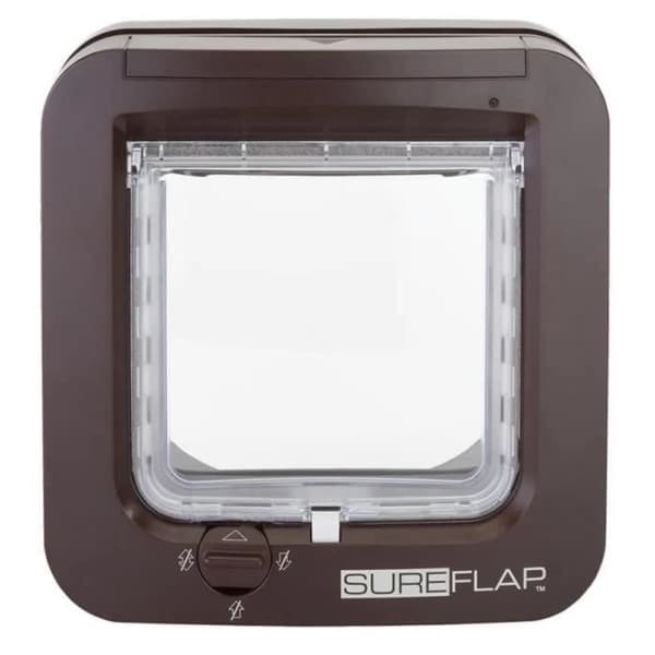 SUREFLAP Chatiere har ett brunt nagg
