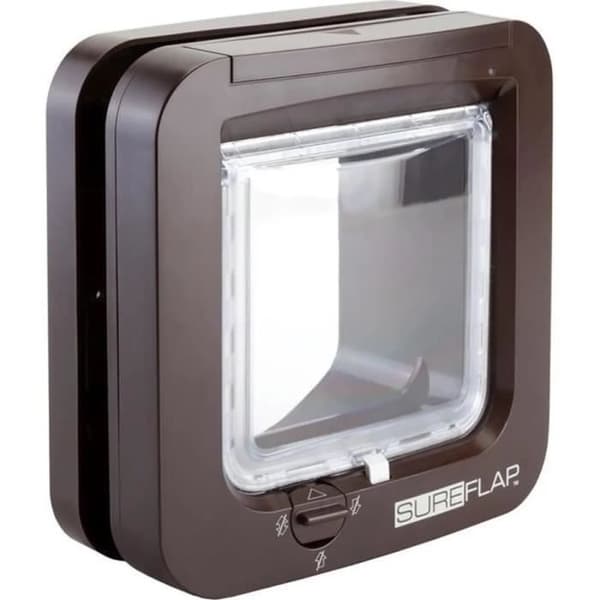 SUREFLAP Chatiere har ett brunt nagg