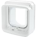 Pikkukuva 1 / 4: SUREFLAP Älykäs mikrosirulla varustettu kissanluukku - Valkoinen - 142 mm x 120 mm (Toimitetaan ilman keskitintä)