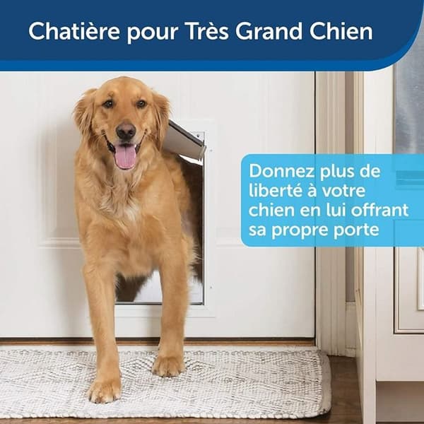 PetSafe Staywell kestävä alumiininen kissanluukku suurille koirille, lukitusjärjestelmällä, kestävä, eristetty - koko XL