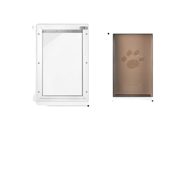 VEVOR Kæledyrsdør, Aluminiumlegering Ramme, PVC Klapmateriale,L