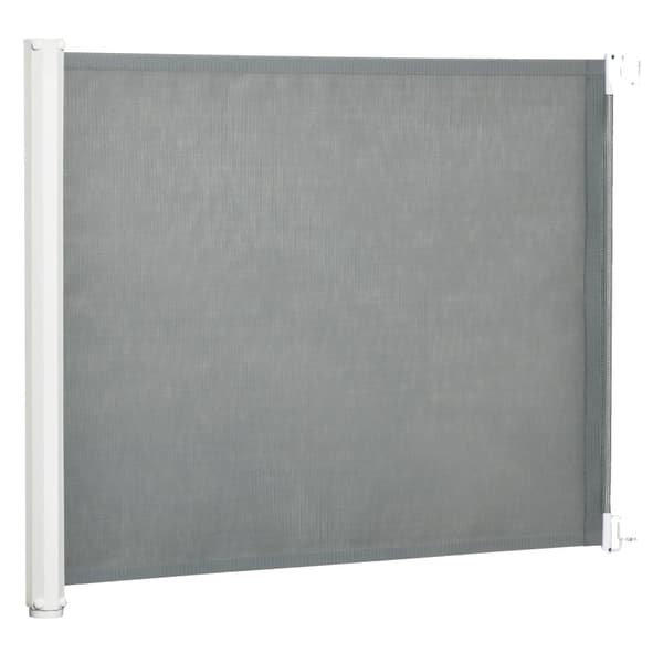Hunde Sikkerhedsbarriere,115x5.5x82.5 cm, Grå