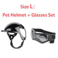 Miniatyrbillede 2 af 2: Hundegoggles, UV-beskyttelse, justerbar pasform, holdbare materialer,Størrelse L-Pet Sæt, Briller 11.4X4.3CM