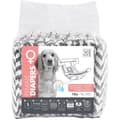 Miniatyrbillede 1 af 2: Hundblöjor - M PETS - BLÖJOR Hona L x10 - Midjemått 32-52 cm - 8-15 kg - Fuktindikator - 12h skydd