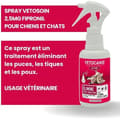 Miniatyrbillede 2 af 4: Fipronil loppe- og flåtspray - VETOCANIS - 2,5 mg til hunde og katte - 100 ml