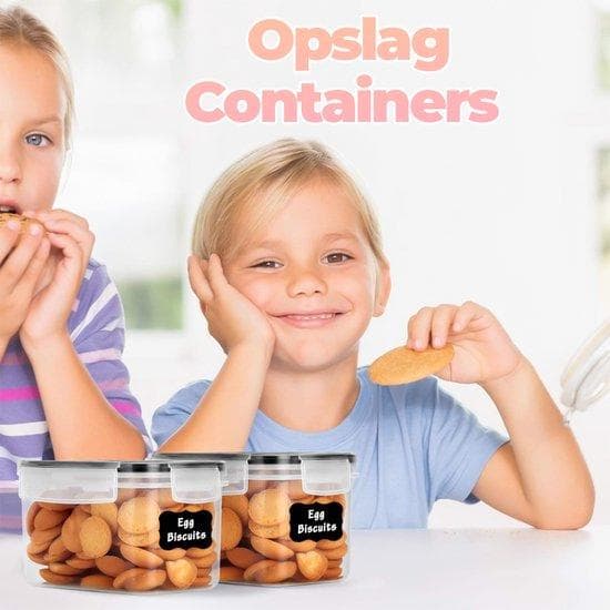 Stockkrukor - Luft Close - 8 stycken - Stockbussar - FoodContainer - BPA Free - inklusive tillbehör
