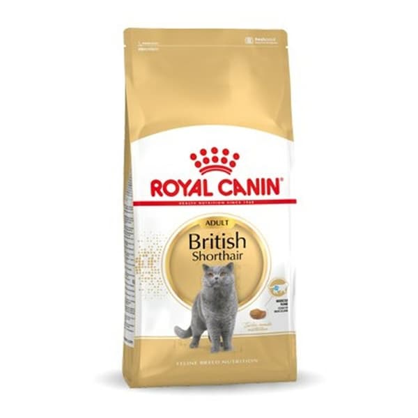 Kattemad Royal Canin til Britisk Korthår Voksne - 4 kg - Afbalanceret og nærende foder til voksne British Shorthair-katte.
