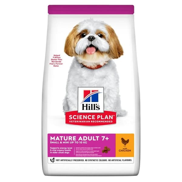 Foder Hill's Science Plan Canine Mature Adult Mini Kylling Kalkun 1,5 Kg