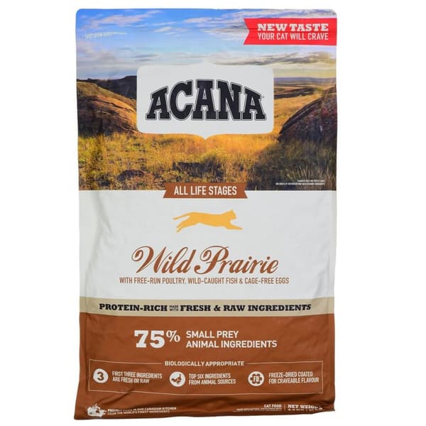 Kattmat Acana Cat TF Regionals Wild Prairie Kyckling Kalkon 4,5 Kg