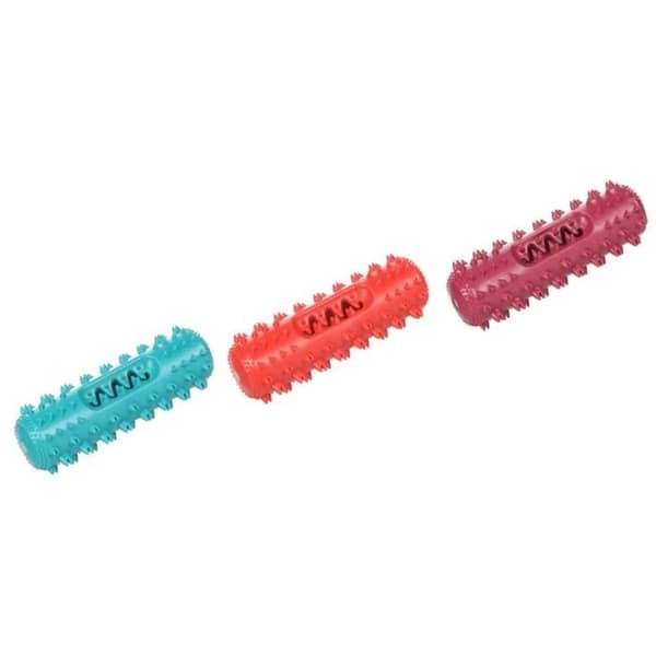 Hundleksak - Flamingo - Stikka Pinne - 18 cm - Termoplastisk gummi - Kvittrare