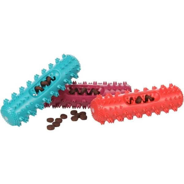 Hundleksak - Flamingo - Stikka Pinne - 18 cm - Termoplastisk gummi - Kvittrare