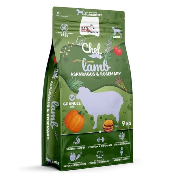 Foder SYTA MICHA Chef Lam 9 kg Rosmarin Asparges