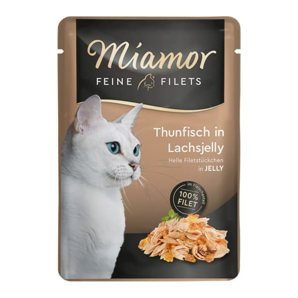 Våd mad Miamor Laksefarvet Tun 100 g