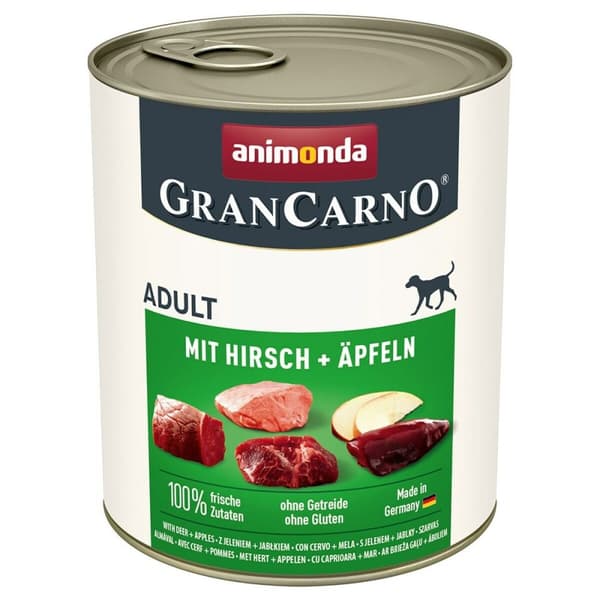 Våt mat Animonda GranCarno Adult Deer and apple Rådjur 800 g