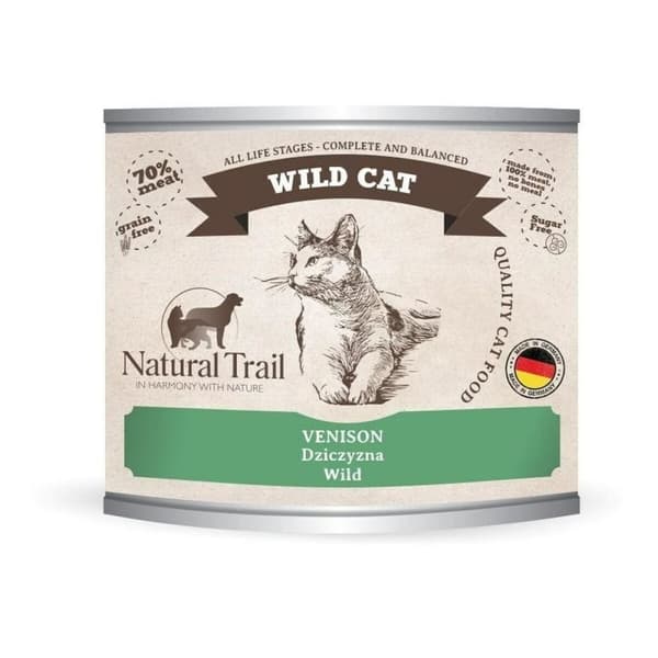 Kissanruoka NATURAL TRAIL Wild Cat Venison 200 g