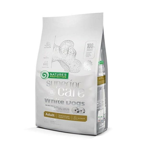 Foder NATURE'S PROTECTION Superior Care White Dogs Lam 4 Kg