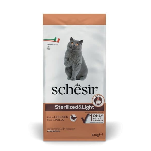 Kissanruoka Agras Pet Foods Adult Sterilized & Light Kana 10 kg