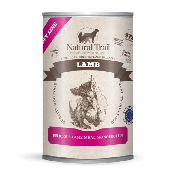 Våt mat NATURAL TRAIL Lamb Soft Line 400 g