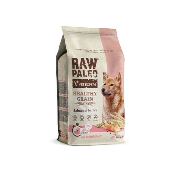 Foder VETEXPERT Raw Paleo Healthy Grain Adult Laksefarvet 10 kg