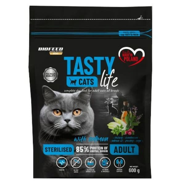 Kissanruoka Biofeed Tasty Cats Life Lohi