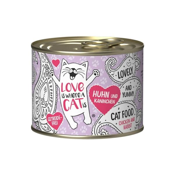 Kattmat LOVE IS WHERE A CAT IS 2191340 Kyckling 200 g