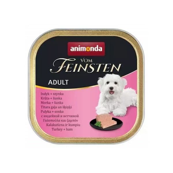Våd mad Animonda  Vom Feinsten Kalkun Jamón skinke 150 g