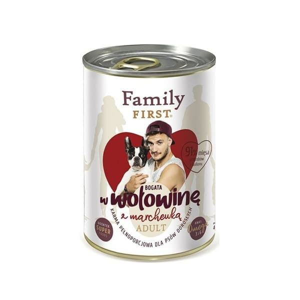 Våd mad Family First FF-19030 Oksekød Gulerod 400 g