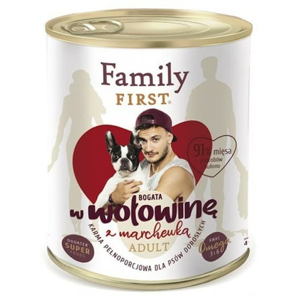 Våd mad Family First FF-19031 Oksekød Gulerod 800 g