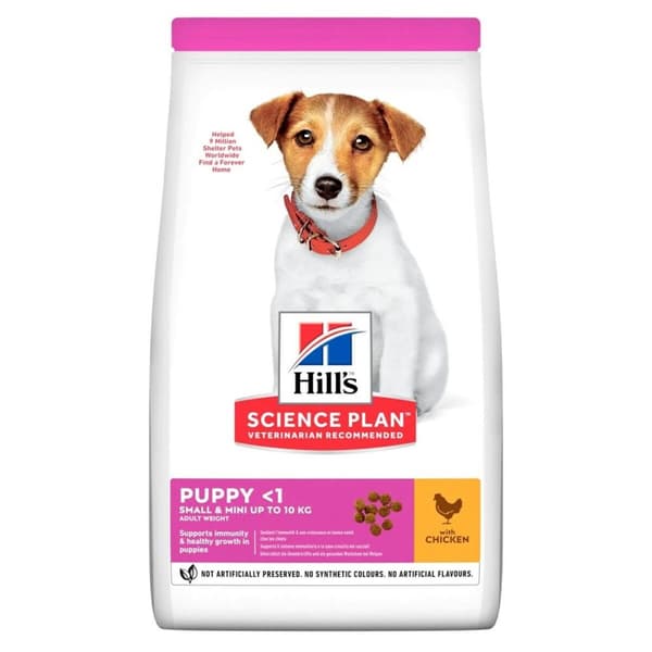 Foder Hill's HILL S Science Plan Puppy Small & Mini Barn/Junior Kylling Kalkun 3 Kg