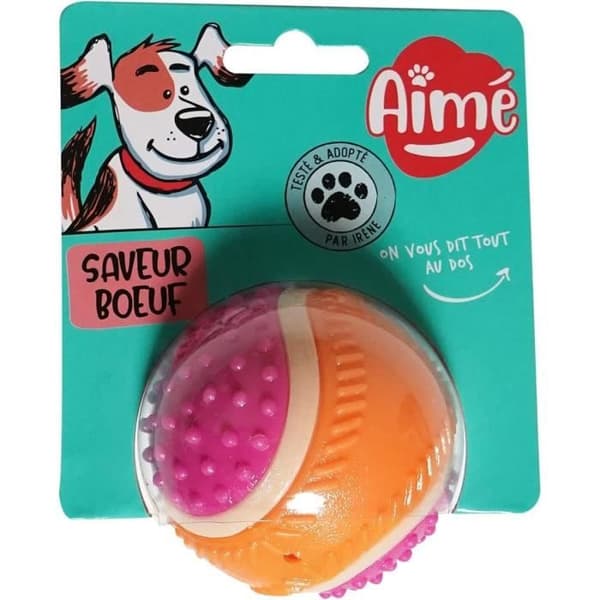 Boll för hund - ÄLSKAD - 5 i 1 Smak Nötkött