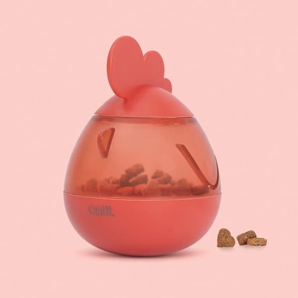 Catit godsak - 43032 - PIXI interaktiv och mobil godsaksdispenser för katt, leksak i form av en tupp för katt