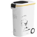 Miniatyrbillede 1 af 4: CURVER Hundefoderbeholder på hjul 20 kg - 54L - Middag serveres