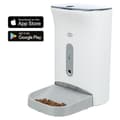 Miniatyrbillede 1 af 6: TRIXIE TX8 Smart 2.0 Automatisk Maddispenser - 4,5L - 24 × 38 × 19 cm - Hvid