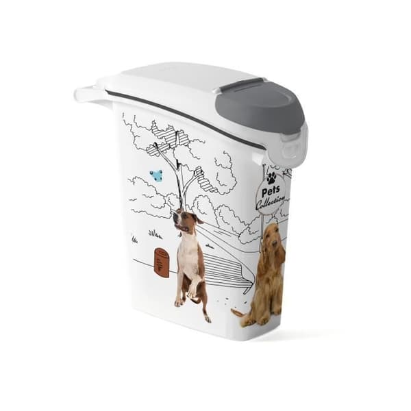 Ruokasäilytysrasia - CURVER - PetLife - 10 kg - Valkoinen - Muovi