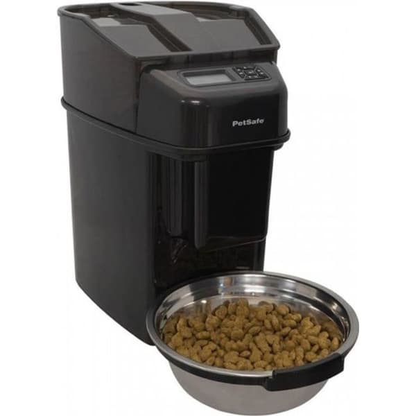 PetSafe - Simply Feed 5,6L automatisk hunde-/kattefoderdispenser - Op til 12 måltider, batteridrevet eller