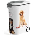 Miniatyrbild 1 av 2: CURVER Hundmatsbehållare med hjul 20 kg - 54L - Love Pets