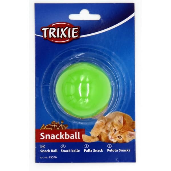 Interaktiv kattleksak - TRIXIE - Pelota Snack Cat Activity - plast - godsaker - integrerad labyrint