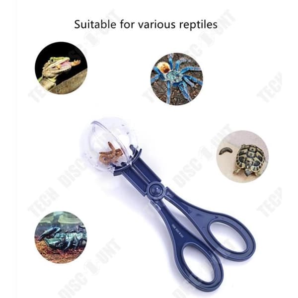 TD® Insect Catcher Capture Dispenser Mat Insektsklämma Daggmask Spindlar Reptiler Fjärilar Sax Billigt Kit