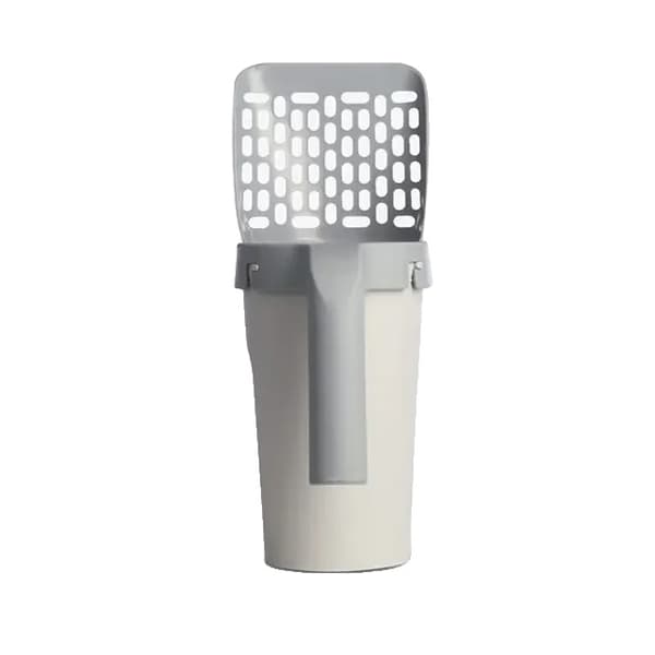 Kattegrus-skovl, holdbart plastik, kompakt design,Kun scoop ingen poser