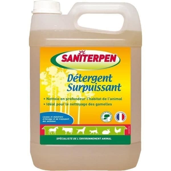 SANITERPEN Super kraftfullt rengöringsmedel - Manuell eller högtrycksrengörare - För hemmet - 5 liter