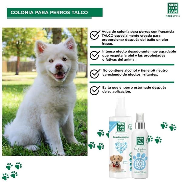 Menforsan Cologne for Dogs Talkpulver 500ml, Deodoranteffekt, Veganvänlig
