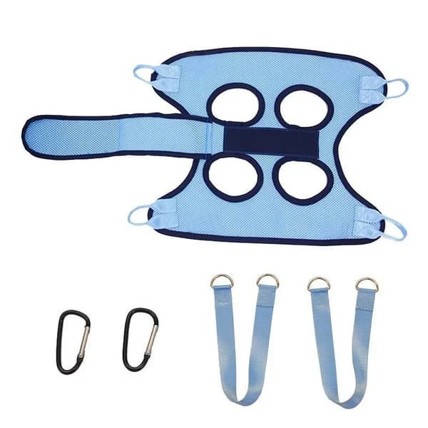 Grooming Hammock, Flere Størrelsesmuligheder, Behagelig Fastgørelse,S 2.5-5kg, Blå