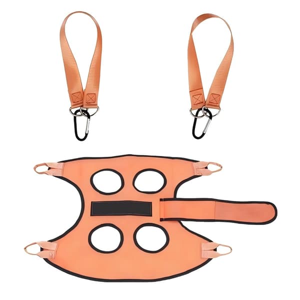 Grooming Hammock, Flera Storleksalternativ, Bekväm Resa,S 2.5-5kg, Orange