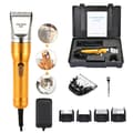Miniatyrbillede 1 af 2: Elektrisk kæledyrshårtrimmer, 380W effekt, 12V motor, justerbart skærehoved,Som vist, 220V EU stik