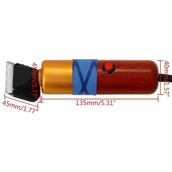 Sähkökäyttöinen lemmikkitrimmeri, 220V, 36W, Nopeusalue 1000-6600rpm,musta