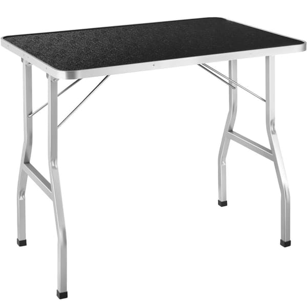 Trimmebord med galge - sort/grå