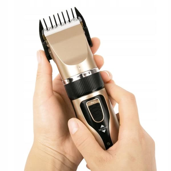 Hundtrimmer med tillbehör Guld