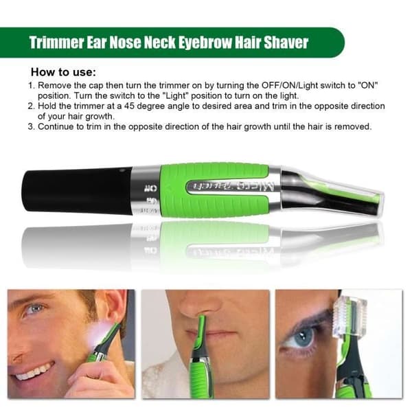 Micro trimmer remover touch max personlig öra näsa hals ögonbryn rakhyvel hårborttagningsmedel Rakning Razor Trimmer