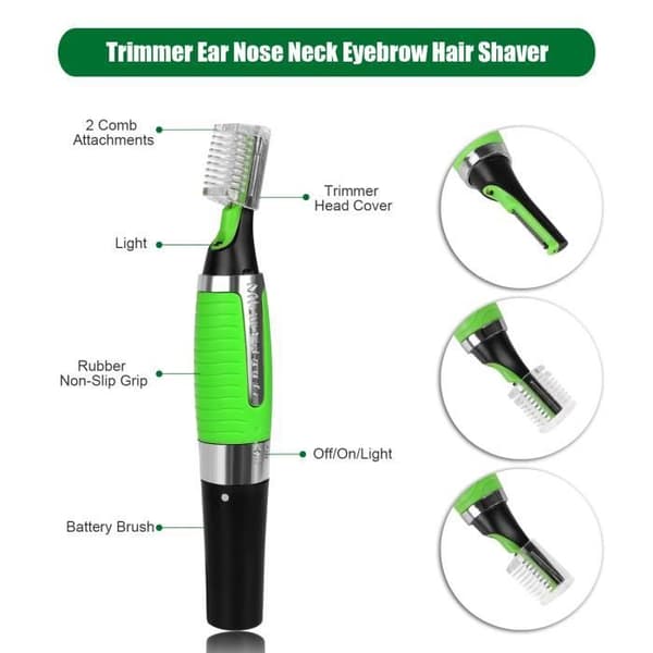 Micro trimmer remover touch max personlig öra näsa hals ögonbryn rakhyvel hårborttagningsmedel Rakning Razor Trimmer